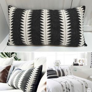 Oversized 27”x15” Woven Lumbar Pillow (Threshold)